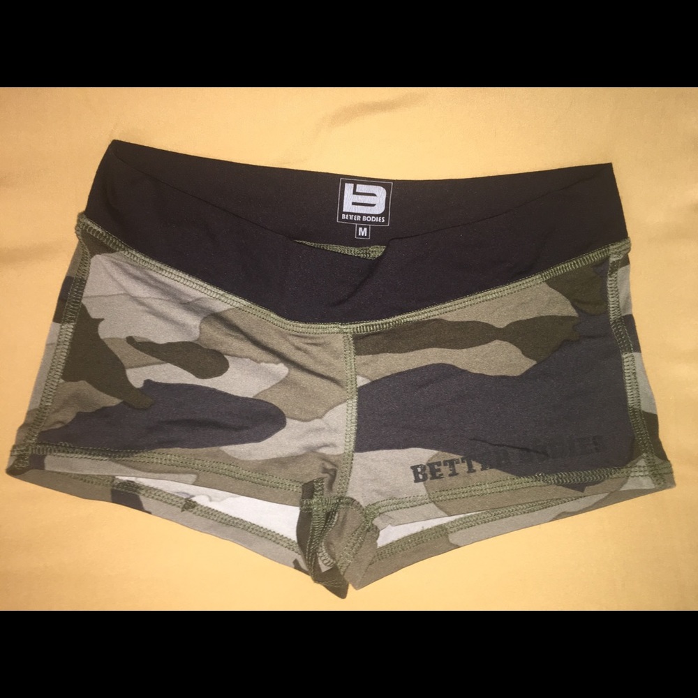 Authentic original Better Bodies camo shorts